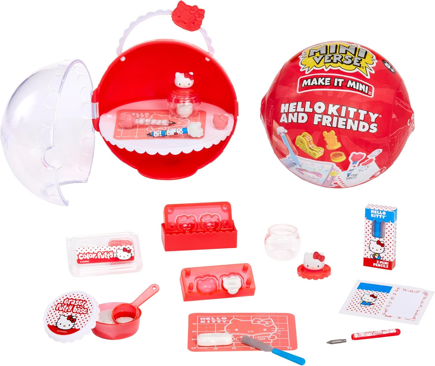 Miniverse MGA Make It Mini Hello Kitty and Friends Serie 3 - Mini Coleccionables, Sanrio, Réplicas Retro de Papelería, Manualidades, Bricolaje, para Coleccionistas y Niños a Partir de 8 Años