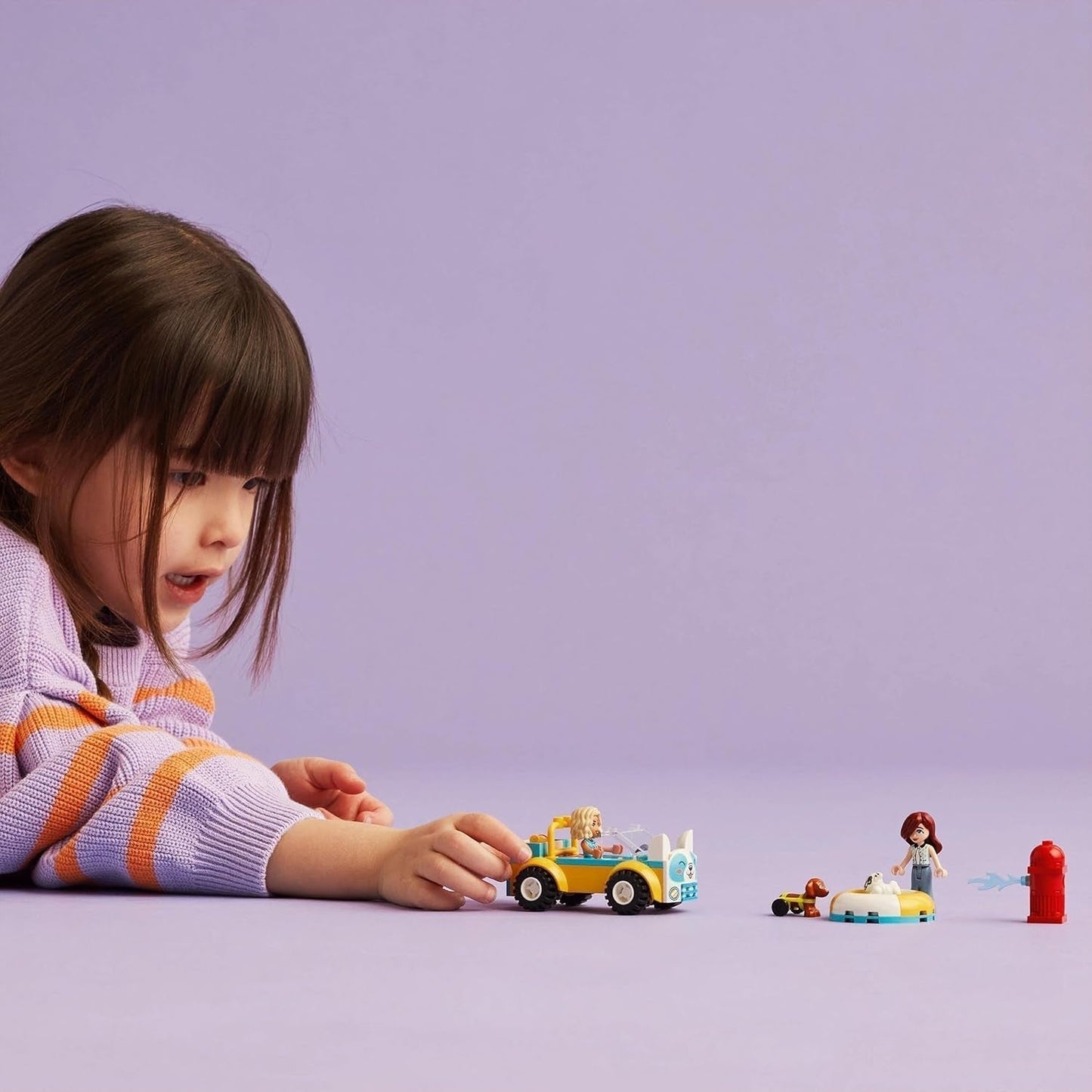 LEGO Friends Salón de peluquería canina móvil, juego de simulación de vehículos animales, juguete para niños con 2 figuras y 2 perros para niñas y niños a partir de 4 años, set de peluquería canina 42635 Juegos de construcción Beuche den LEGO-Store