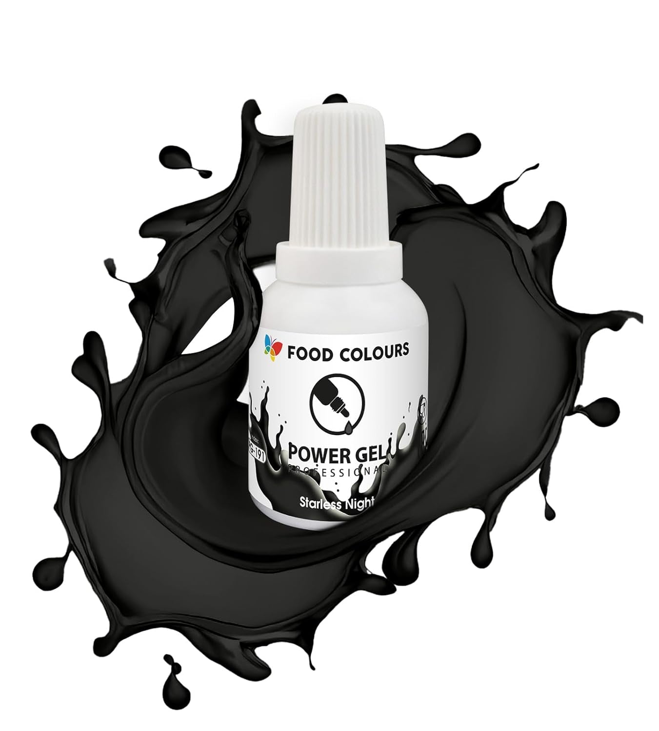 Colorante alimentario en gel, beige, color champán, 20 g. Colorante alimentario para una amplia gama de aplicaciones para decoración de tartas, tartas, natas, bizcochos, glaseado real, macarons.