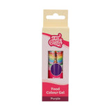 Funcakes Food Color Gel Violeta: Colorante alimentario altamente concentrado para masas, natas, fondant y mazapanes. Fácil dosificación. Una sola gota para crear colores vibrantes. Halal. 30 gramos.
