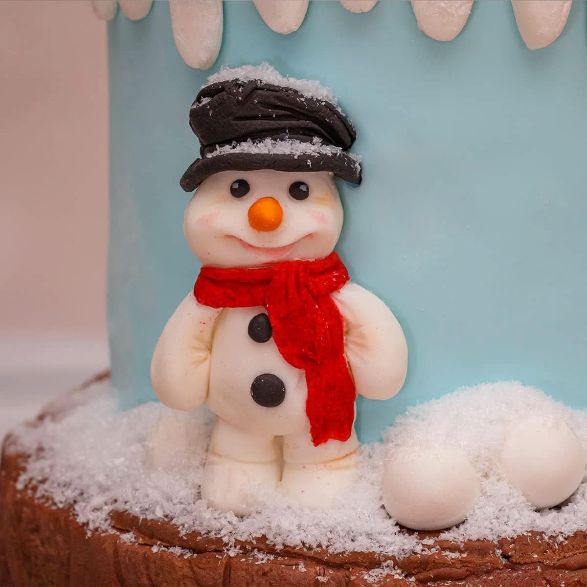 Katy Sue, Molde de Silicona, Muñeco de Nieve Cocina Naty Shop
