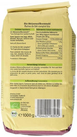 Harina integral ecológica, 1 kg.