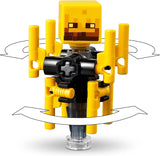 LEGO Minecraft Lava Duel of the Deep, juguete para fanáticos de los videojuegos, fortaleza con minifiguras que incluyen a Alex, Skeleton Wither, Lohe y Strider, regalo para niñas y niños a partir de 6 años 21266 Juegos de construcción Beuche den LEGO-Store