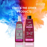 Joanna Ultra Color - Acondicionador de color rosa para cabellos rubios y claros - Rosa pastel - Brillo natural - Elimina el tinte amarillo del cabello rubio grisáceo - Efecto temporal - 150 ml Tinte para el cabello Naty Shop