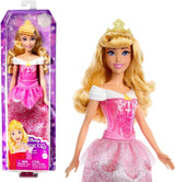 Mattel DISNEY Princesa Aurora - Muñeca con traje típico, zapatos y tiara removibles, top brillante y falda estampada removible, cabello largo para peinar, HLW09 Naty Shop Dolls Multicolor