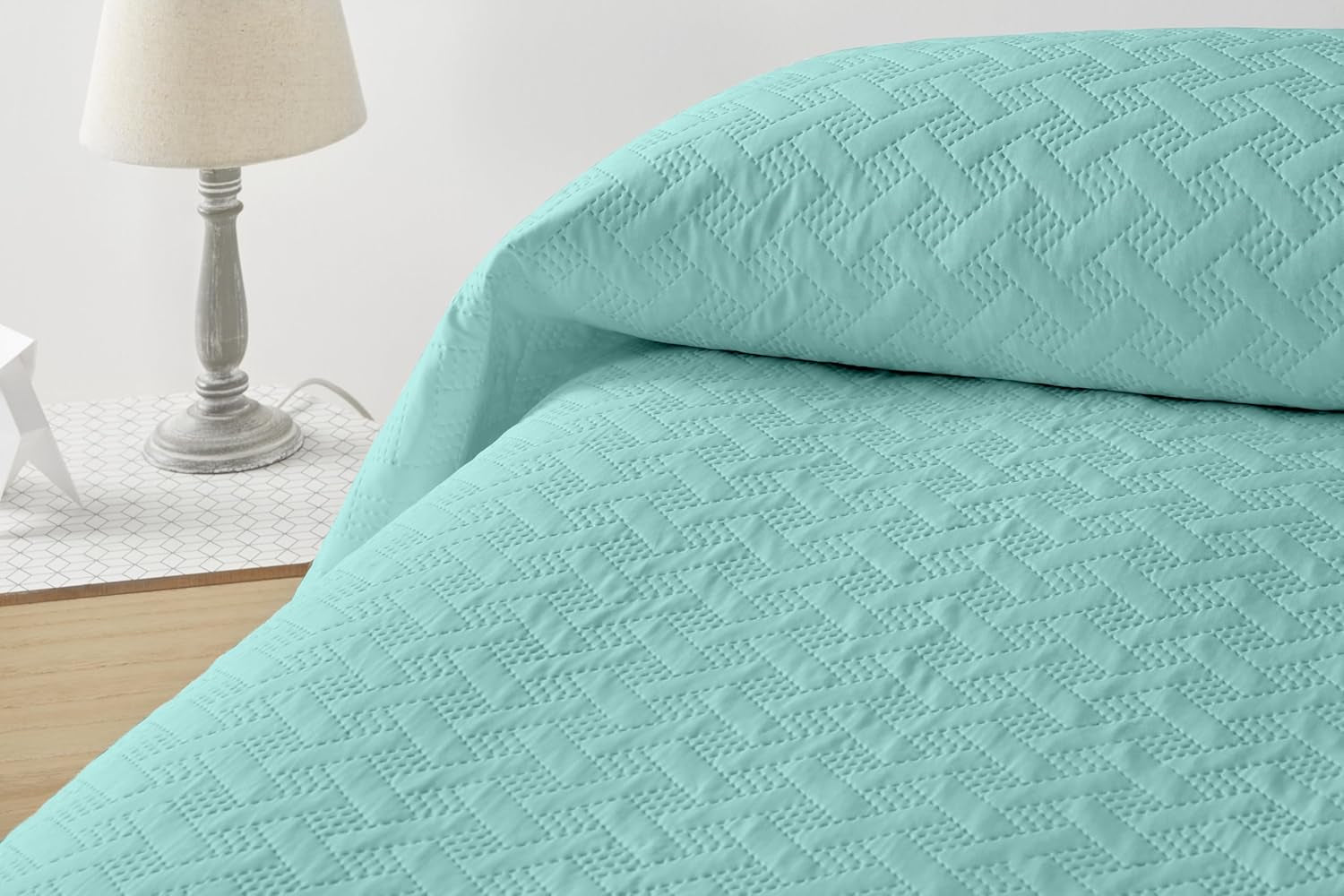 LISO - Colcha De 105 Cm - Colcha De Cama Bouti - Primavera Y Verano - 200X260 Cm - Camas Y Mantas Rosa Besuche den Degrees home-Store Greetings Cama 180 Cm
