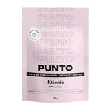 – Café etíope molido – 250 g – Café especial – Tueste medio – 100% Arábica – Notas de miel, canela y chocolate – Acidez intensa – Cuerpo medio