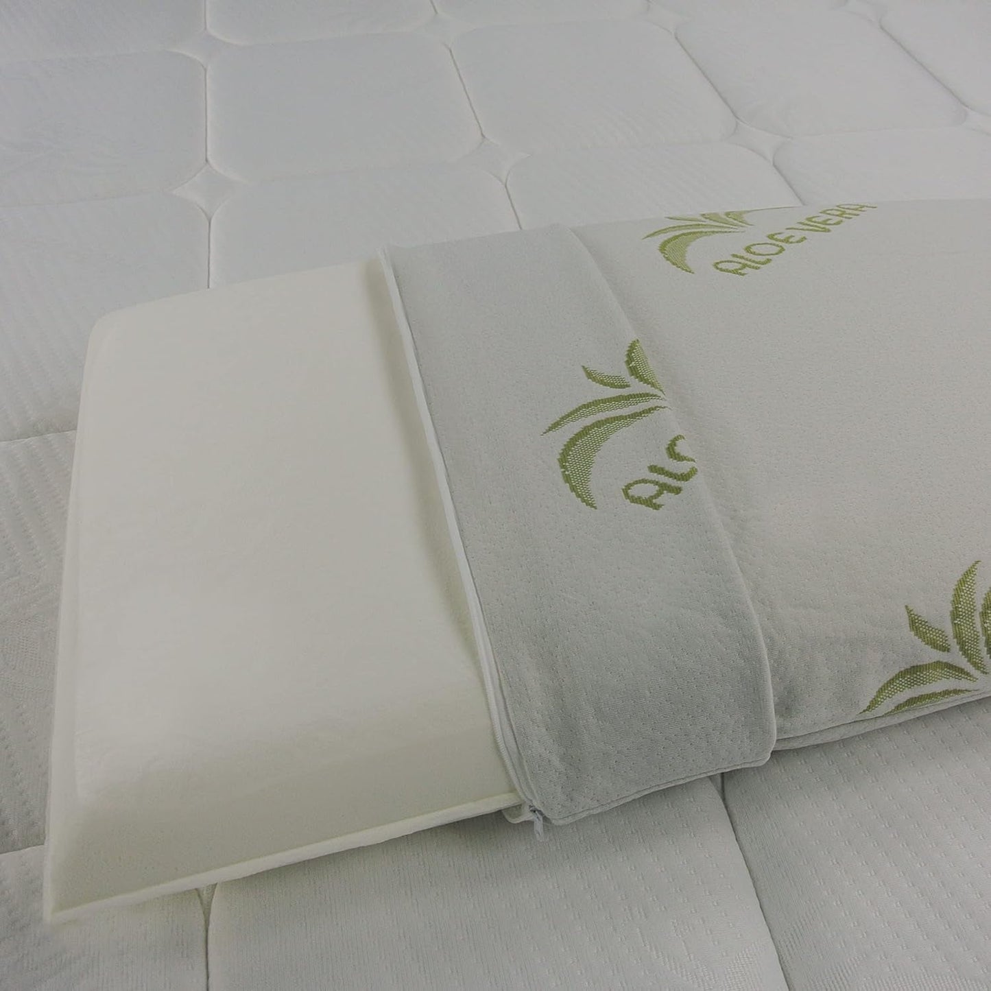 Almohada viscoelástica jabonera con forro de aloe vera Naty Shop almohadas estándar