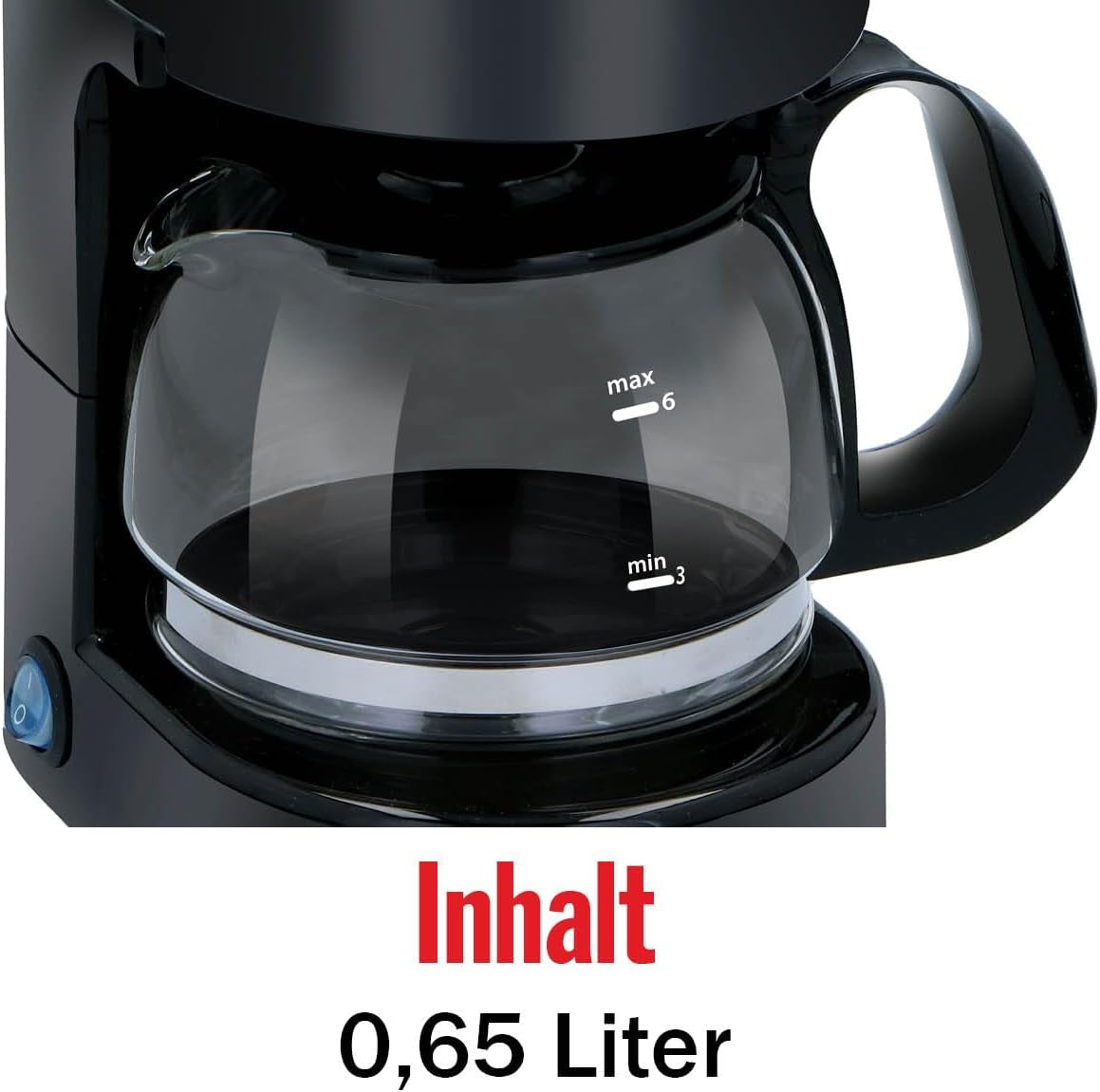 Cafetera para Camión 24V - Cafetera para Camión - Cafetera con Filtro - Cafetera para Mantener Caliente - Cafetera con Jarra de Vidrio - Negra