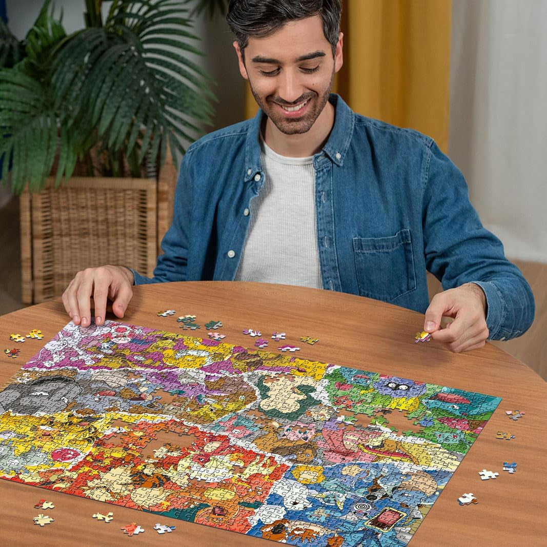 Ravensburger Puzzle 12000832 - Pokémon Adventure - Puzzle de Pokémon de 1000 piezas para adultos y niños mayores de 14 años Puzzle Naty Shop