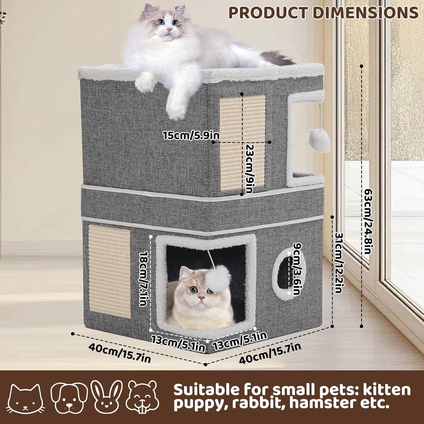 Mantas y Muebles, Mascotas, Casas y Cuevas, Gatos, Camas para gatos, Gatos - camas, colchones