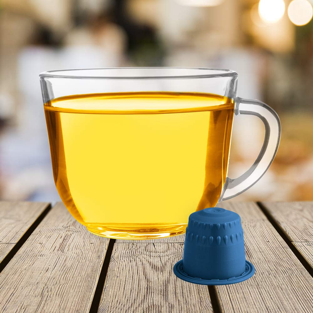 - Zitronentee - Kapselmaschinen - exclusivamente compatible con NESPRESSO - 40 cápsulas