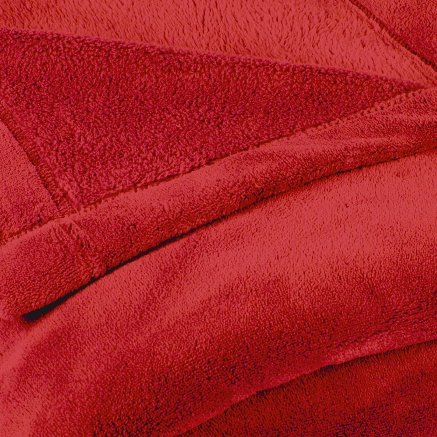 Celinatex manta mullida XXL 220 x 240 cm rojo manta para sofá manta cálida suave microfibra polar Oeko-Tex Montreal Camas y fundas Besuche den CelinaTex-Store