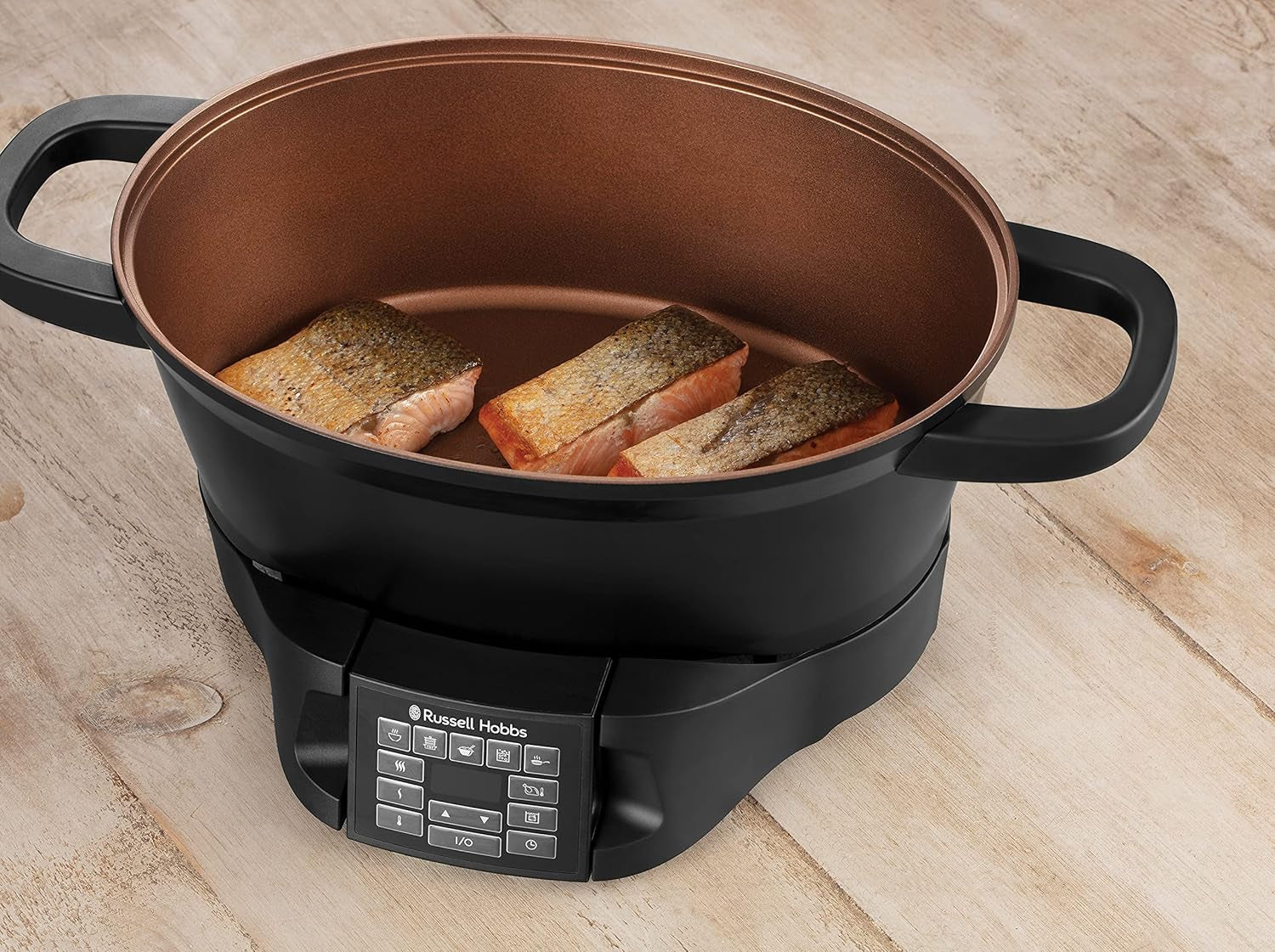 Multicocina Russell Hobbs 6,5L, pantalla digital, 8 funciones de cocción Olla de cocción lenta Naty Shop