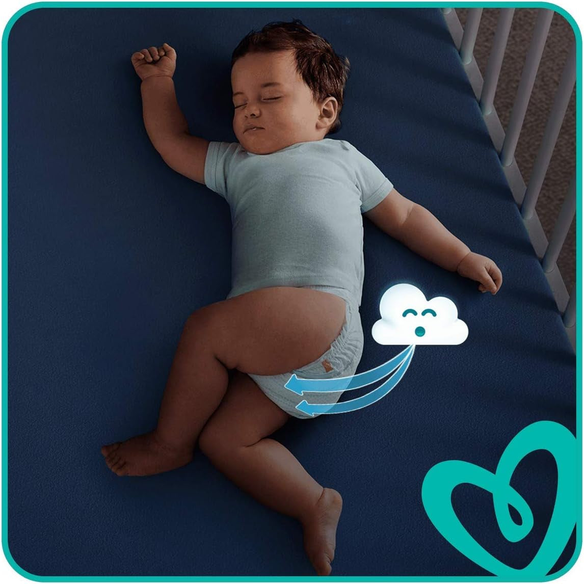 Pañales Pampers 81657566 Baby-Dry Pants, blanco