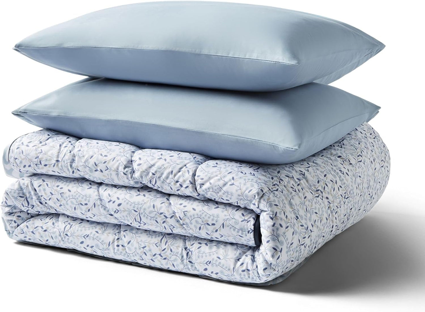 Night Lark Edredón sin funda Super King 6 Tog Primavera Verano - Azul Jardín Edredón súper suave Ligero Lavable a máquina Funda nórdica de secado rápido Edredones y edredones reversibles todo en uno Naty Shop