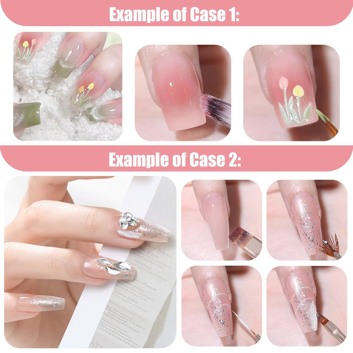 10 piezas Nail-Art-Pinsel, Nagel-Gel-Nagellack-Malpinsel, Zeichenstift, Nagel-Liner-Pinsel y Nagel-Dotting-Stift para Gel-Nagellack, bricolaje, manicura, salón de casa