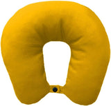 Lemos Home Almohada para el cuello con relleno de microfibra, almohada de apoyo para el cuello, cómoda almohada de viaje para avión, coche, oficina, ideal para camping, vacaciones y dispositivos de viaje (verde menta)