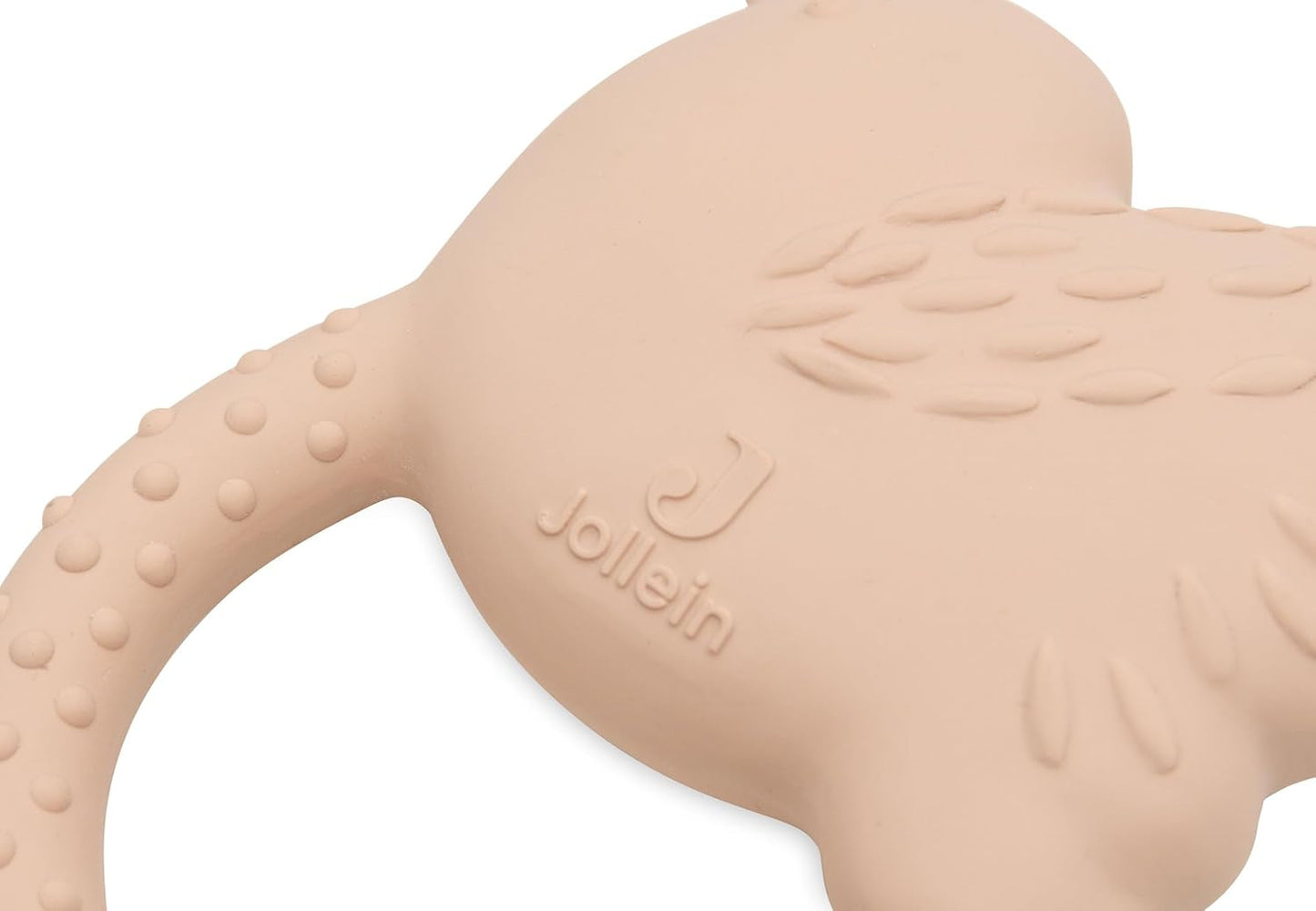 Jollein Mordedor de caucho natural para bebé - Hermosos pájaros - Mordedor para bebé - Ayuda para la dentición - Inofensivo y libre de BPA - Juguete para bebé