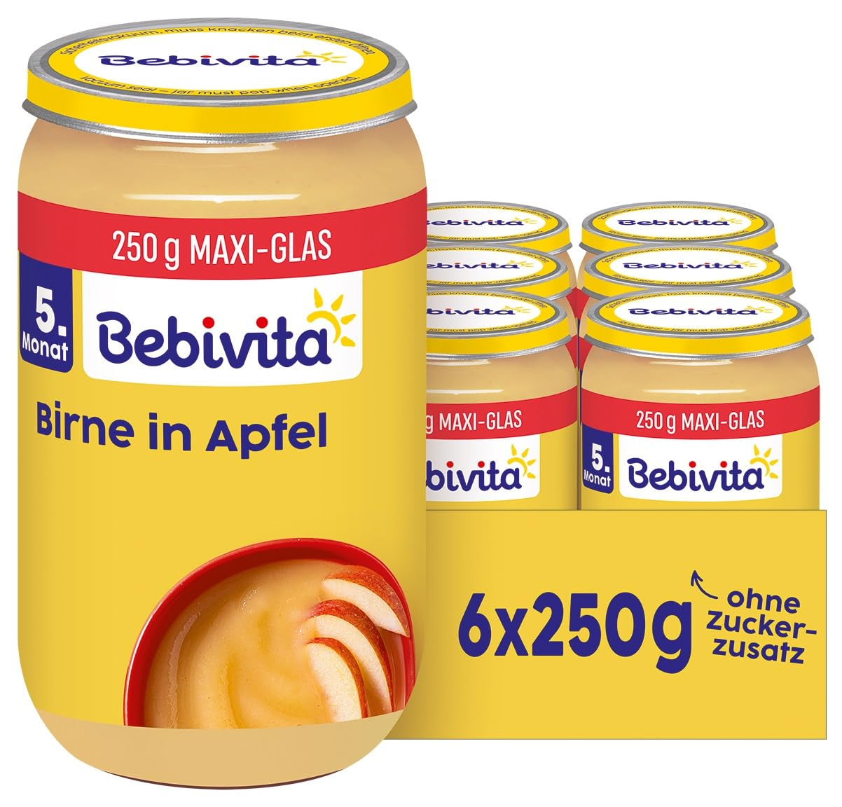 Früchte Birne en Apfel, 250g Paquete de 6er (6x250g)