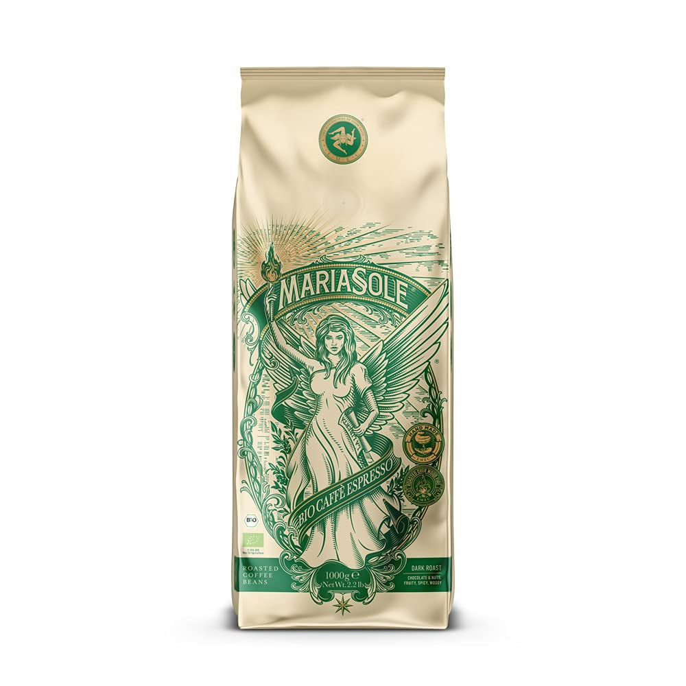 Café Espresso Ecológico, Sobres de 250g - Tostado Tradicional a Leña, Artesanal - Café en Grano Ecológico Premium para Cafeteras Automáticas Espresso y Portafiltro