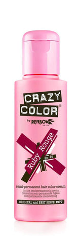 GO TOXIC Tinte para el cabello semipermanente UV en crema, 100 ml (1 pack) Naty Shop Tinte para el cabello Rojo Rubí 100 Ml (1 pack)