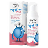 Espuma de fondo suave PopoLino Baby en lugar de toallitas húmedas para bebés. Vegan and natural cosmetic cleansing foam! Espuma para culitos con aloe vera, hamamelis, bergamota y vitamina E. Hace felices los culitos y el medio ambiente.