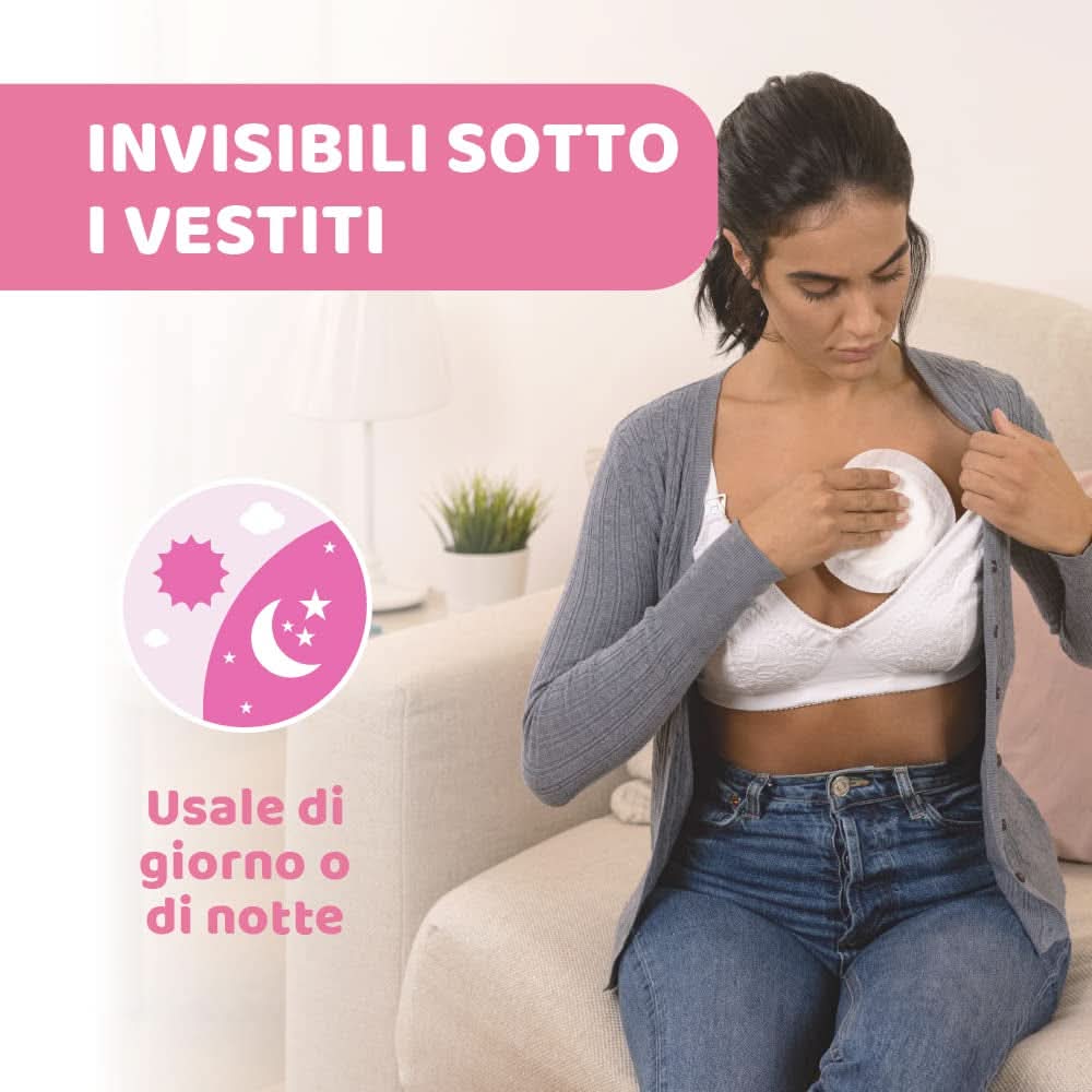 Chicco Acterielle Discos Lactantes Natural Feeling, 30 Unidades Alimentación y Accesorios Lactancia Tienda Bebe Naty