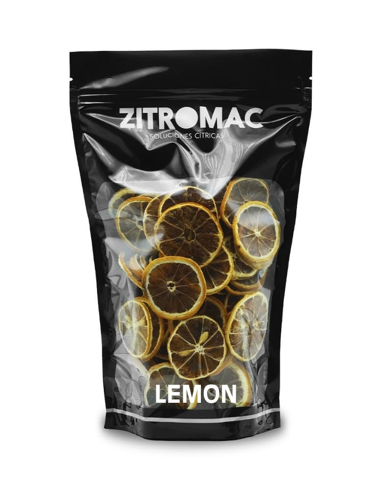200gr Limas secas para cocktail|frutos secos para cócteles sin azúcar, decoración, repostería, Navidad, bebidas, té|100% natural Rodajas de lima secas para ginebra, cocktail de noche Productos secos Naty Shop Amarillo limón