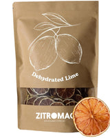 200gr Limas secas para cocktail|frutos secos para cócteles sin azúcar, decoración, repostería, Navidad, bebidas, té|100% natural Rodajas de lima secas para ginebra, cocktail de noche Productos deshidratados Naty Shop Limas 100Gr