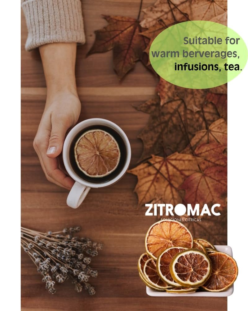 200gr Limas secas para cocktail|frutos secos para cócteles sin azúcar, decoración, repostería, Navidad, bebidas, té|100% natural Rodajas de lima secas para ginebra, cocktail de noche Productos deshidratados Naty Shop