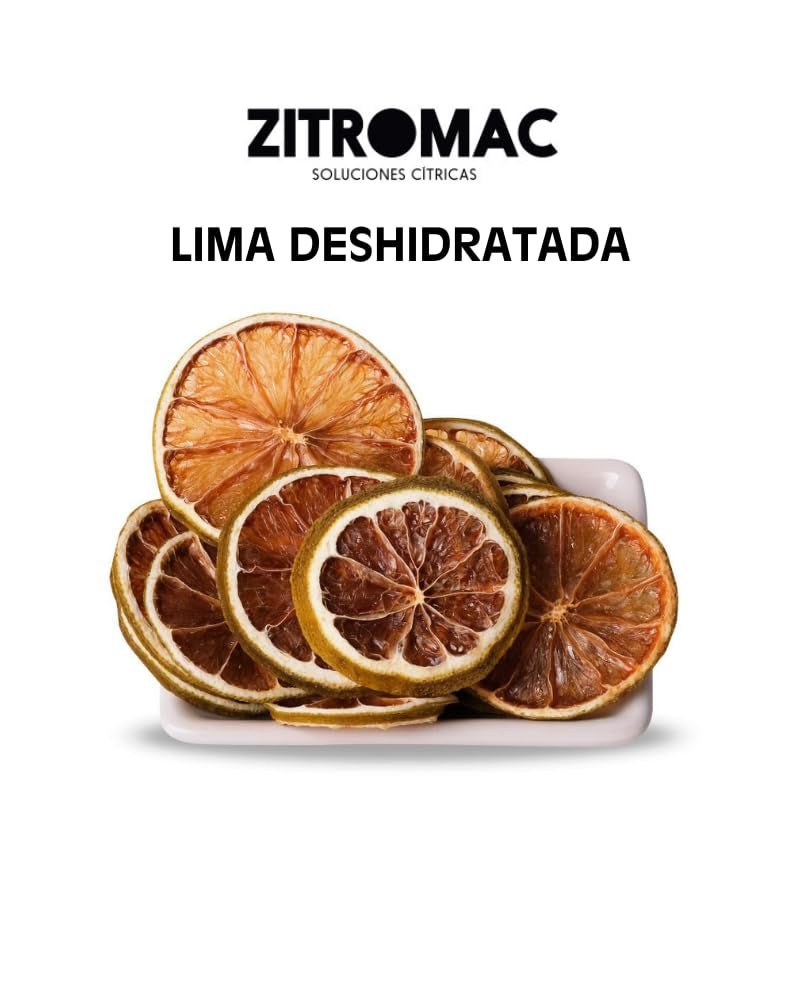 200gr Limas secas para cocktail|frutos secos para cócteles sin azúcar, decoración, repostería, Navidad, bebidas, té|100% natural Rodajas de lima secas para ginebra, cocktail de noche Productos deshidratados Naty Shop