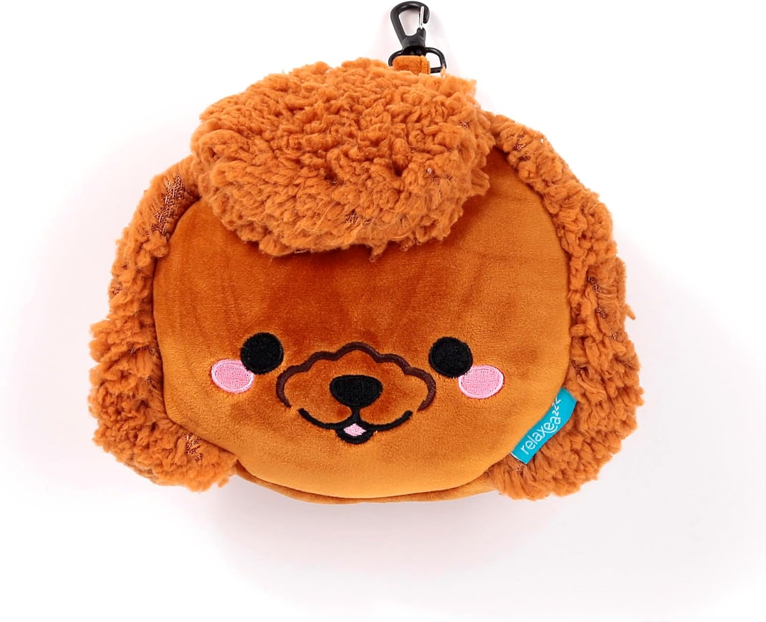 Almohada de viaje Puckator con antifaz Relaxeazzz - La caniche Gigi - lindos animales Almohadas de viaje Naty Shop