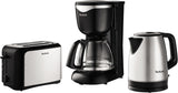 Tefal CM3408 Mini cafetera de cristal (600 W, 6 tazas) negro/acero inoxidable, CM340811