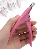 MWOOT 3 Piezas Alicates para Uñas Postizas Alicates para Uñas Acrílico, Cortador de Puntas de Uñas de Acero Inoxidable Herramienta de Manicura para Uñas de Gel Artificiales Acrílicas