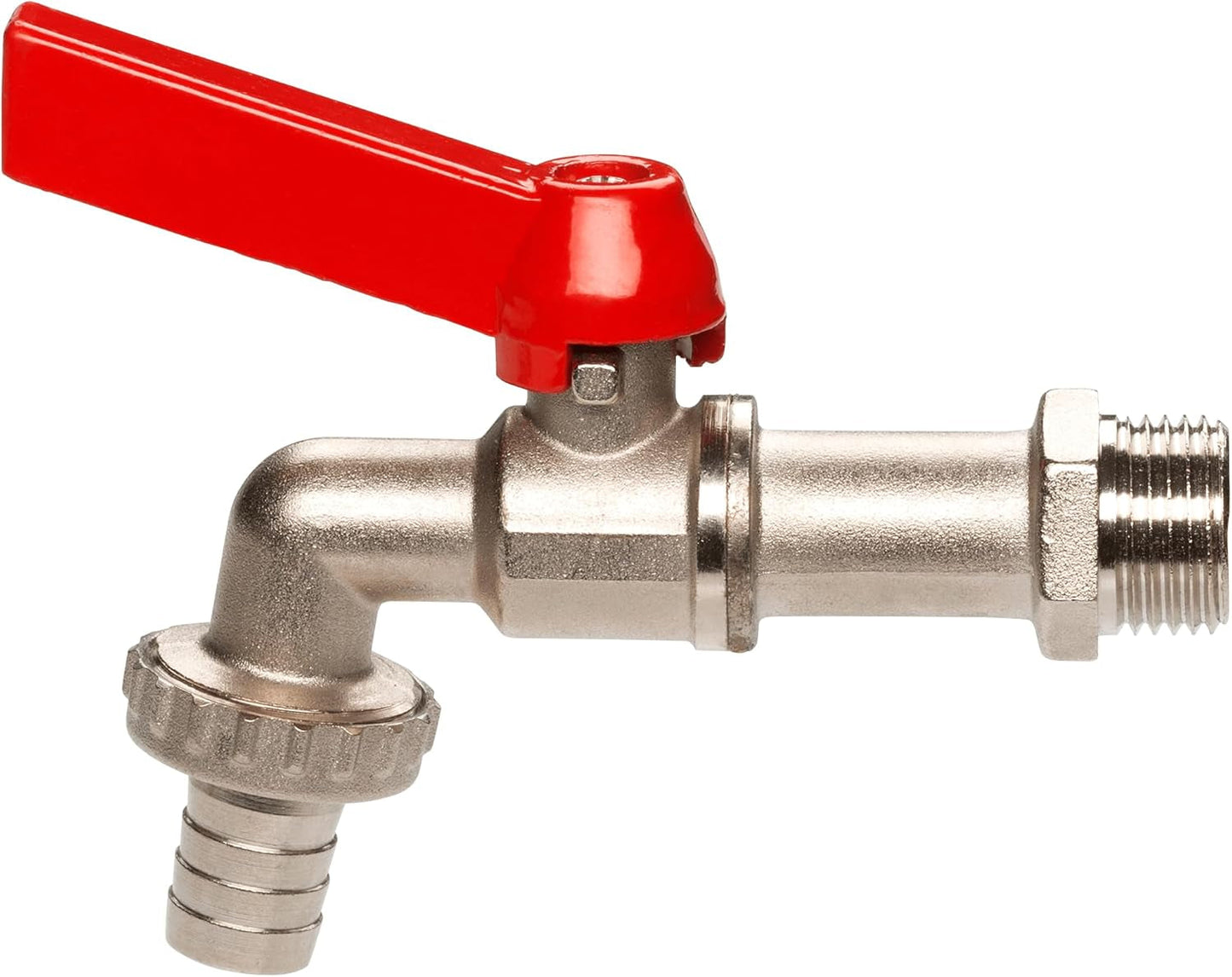 Válvula de bola Gardena: Válvula para interior y exterior, rosca de 26,5 mm (G 3/4"), para mangueras de 1/2" (13 mm) (7332-20)