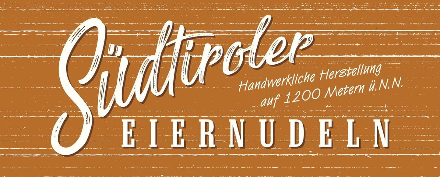 Fideos de cinta BioGourmet con Schüttelbrot del Tirol del Sur (IGP) | Fideos al huevo salados y aromatizados con auténtico speck del Tirol del Sur | 1 x 250g Bio