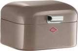 Wesco 235 001 Panera Mini Grandy 17 x 18 x 12 cm (largo/ancho/alto) rosa, acero inoxidable Cajas para almacenar alimentos Naty Shop Gris cálido