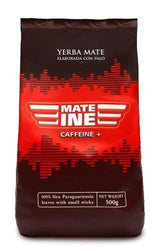 Mate Tea Cafeína I Sin tostar, sin tallo y sin polvo Tradicional - Té Mate fuerte de Paraguay I Contenido de cafeína | Bebida energizante y desintoxicante 500 G I 0,5 Kg
