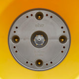 elho Loft Urban Round 40 - Macetas de exterior - 100% plástico reciclado - Ø 38,5 x Alt. 35,3 cm - Amarillo/Ocre