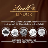Bolitas de chocolate blanco Lindt LINDOR | Bolsa de 137g | Aprox. 10 bolitas de chocolate blanco con relleno que se deshace en la boca | Regalo de chocolate | regalo de chocolate