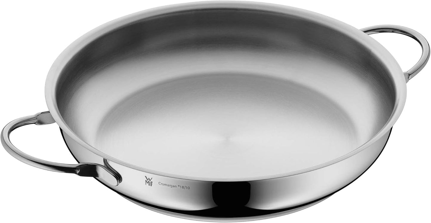 Sartén para servir/asar WMF Profi 28 cm inducción, sartén de acero inoxidable Cromargan, descubierta Ollas y sartenes Naty Shop 28Cm