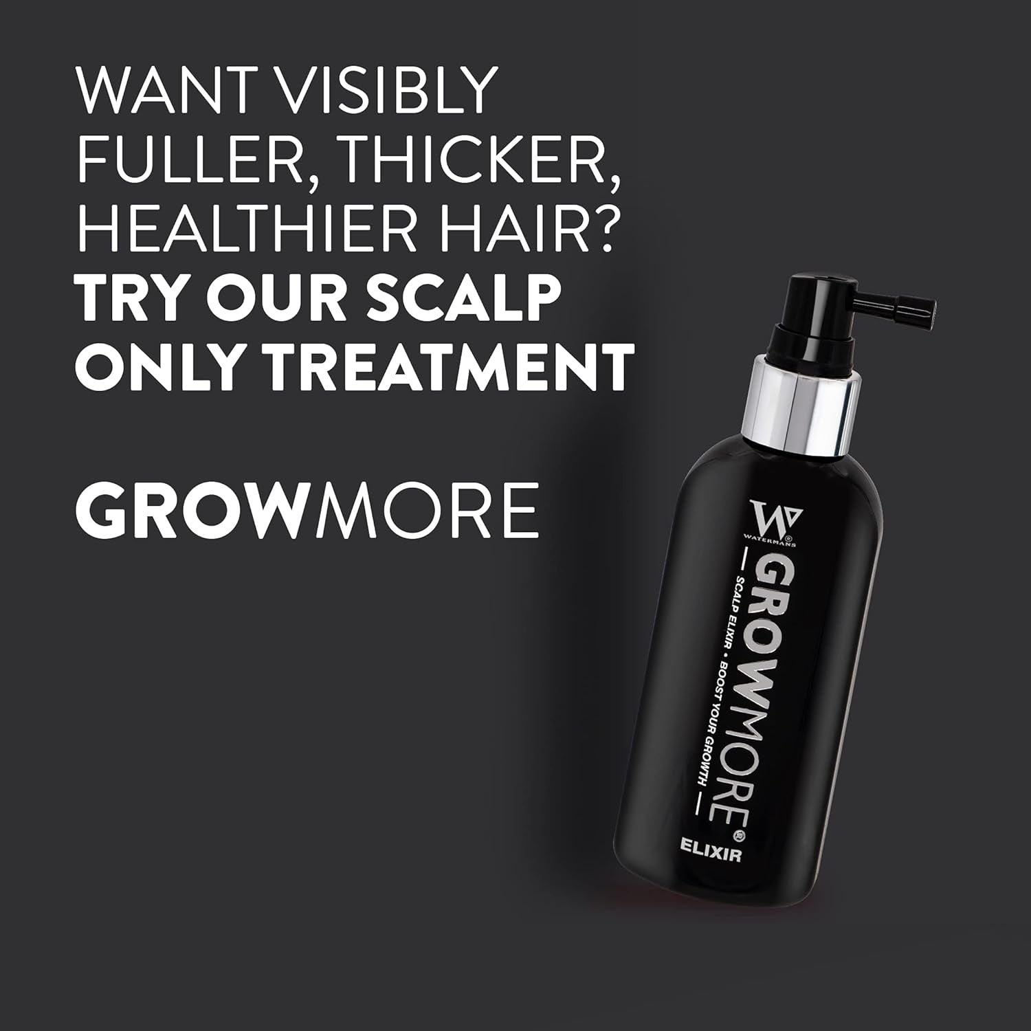 Watermans Grow More Elixir Hair Growth Serum - Fortalece las raíces del cabello - Promueve el crecimiento del cabello - Para mujeres y hombres Cuidado del cabello Naty Shop