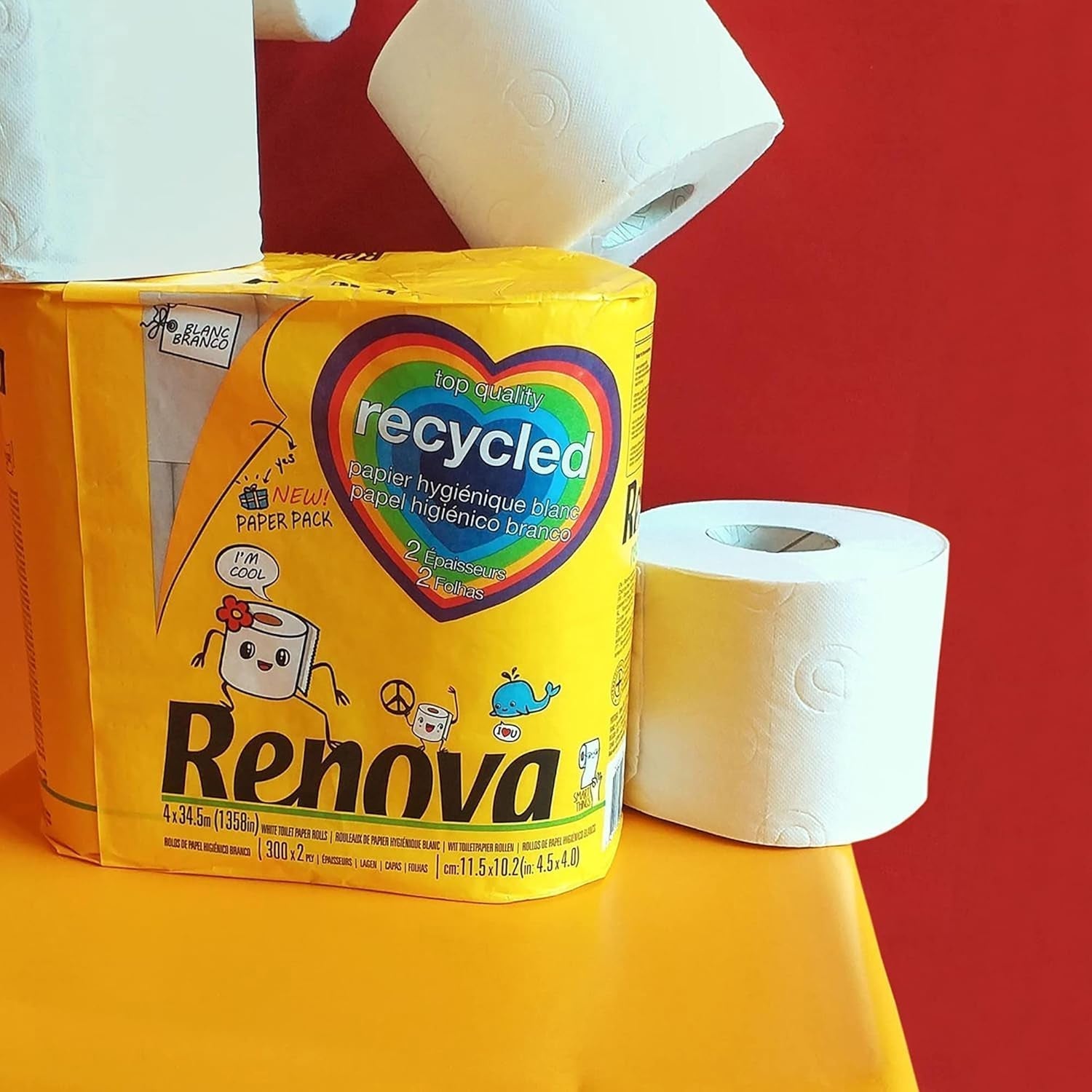 Papel higiénico Renova - 1 pieza