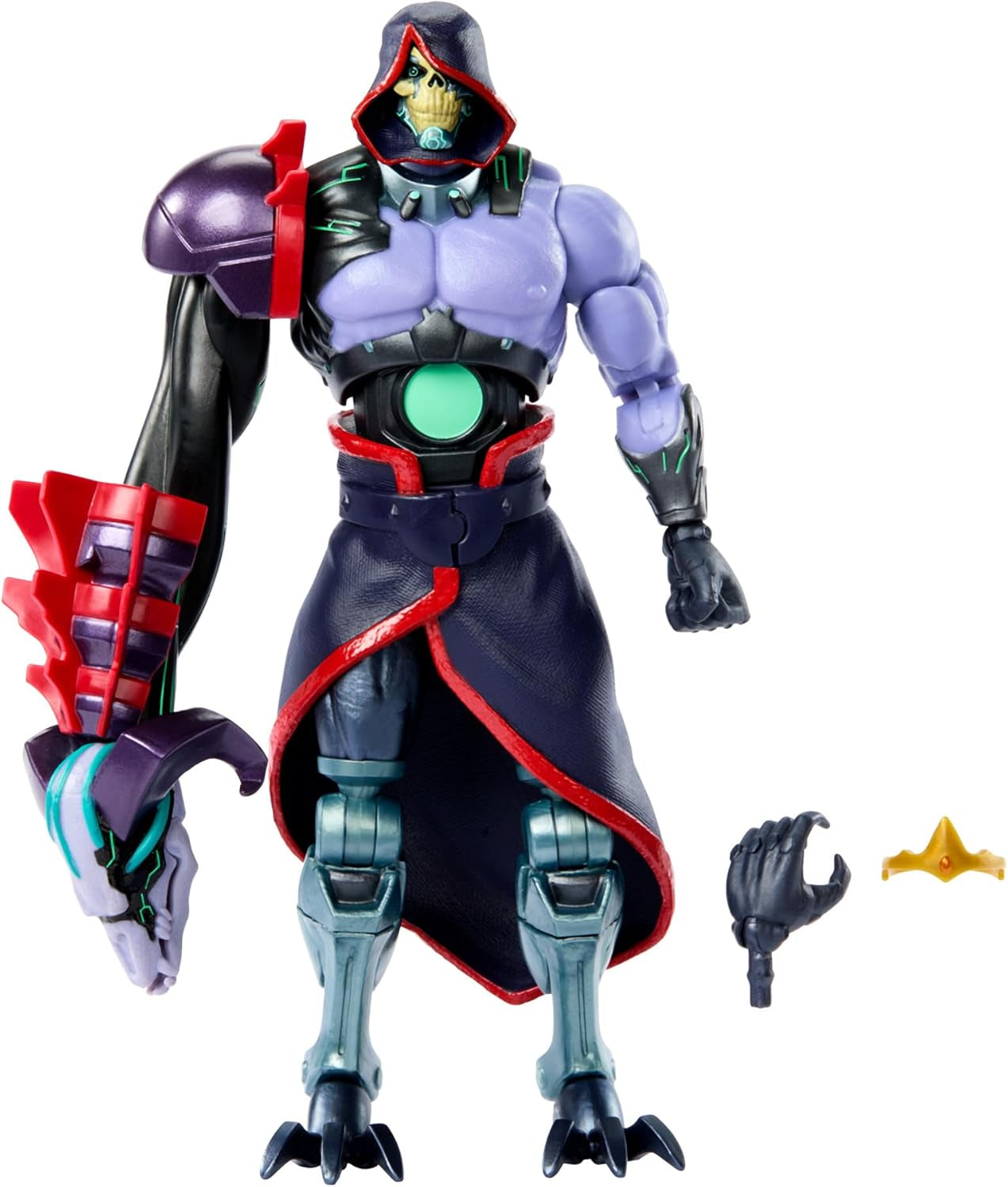 Masters of the Universe: Revolution Masterverse Skeletor Figura de acción Figura coleccionable con 30 puntos de movimiento y brazo robótico móvil Motu Toy HYC46 Figuras de acción Naty Shop Título predeterminado