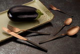 Juego de cubiertos Echtwerk Positano Due-Bronze, Black Edition, 20 piezas, 4 personas Cocina Naty Shop