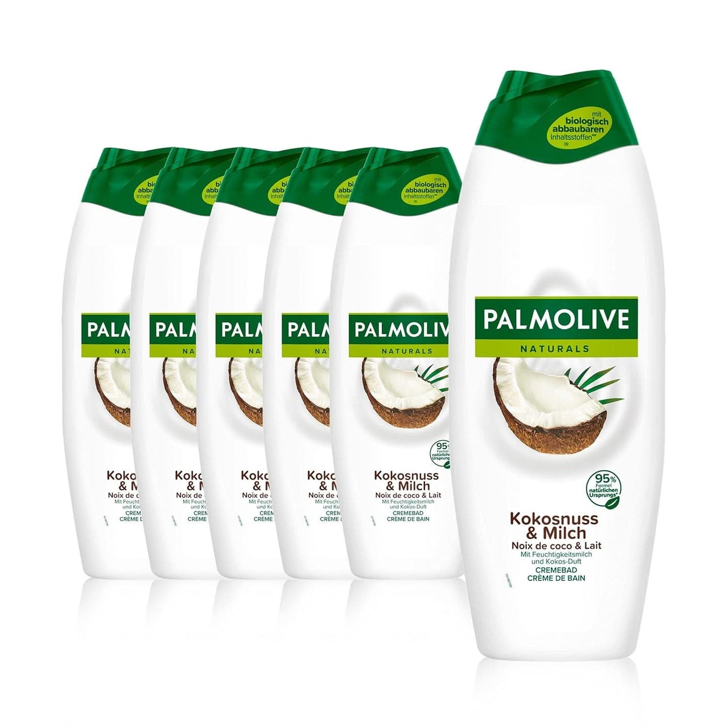 Palmolive Naturals Gel de Ducha Leche de Coco, 6 x 250ml Naty Shop Ducha y Baño