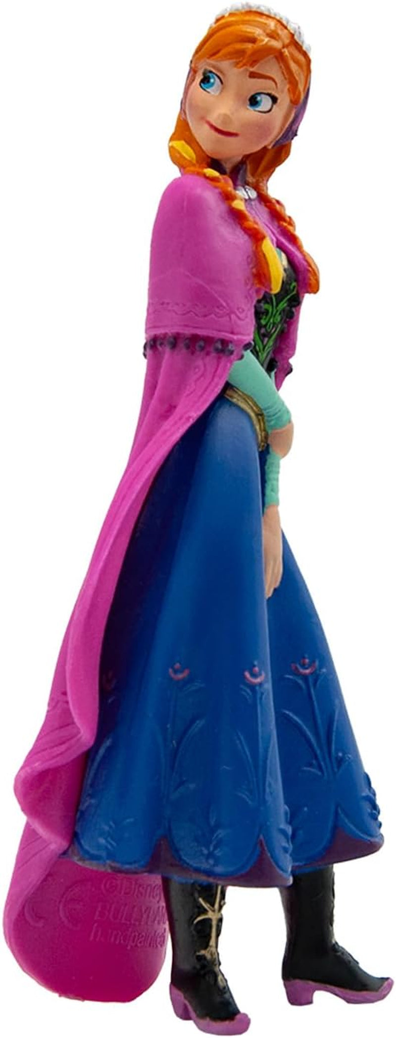 Bullyland 12960 - Figura de la princesa Anna de la película Frozen de Walt Disney, aprox. 9,5 cm, muy detallado, ideal como pequeño regalo para niños a partir de 3 años.