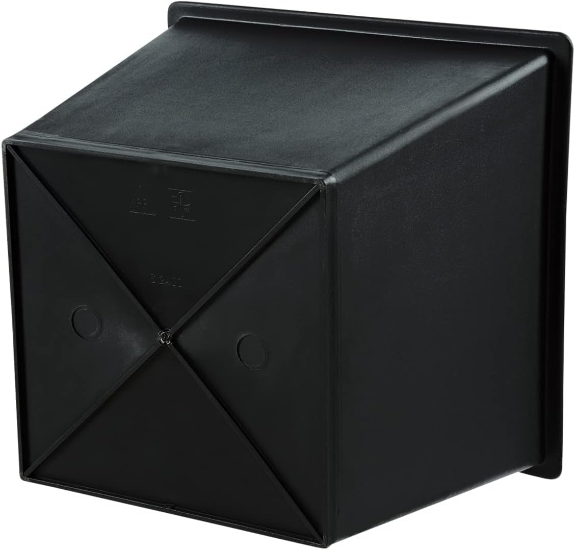 Maceta universal Dehner, plástico, negro, 30 x 26 x 26 cm