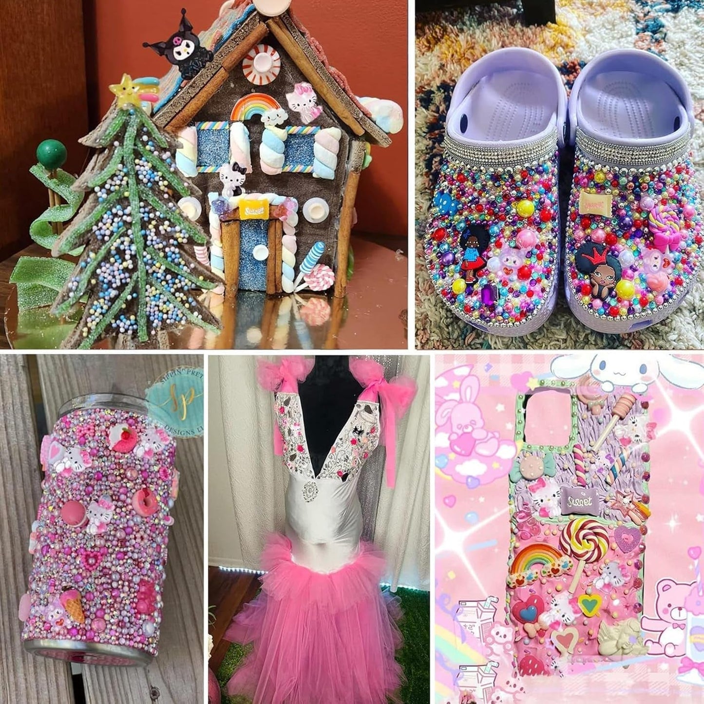 Pegatinas 3D para uñas de gato, purpurina para uñas, lentejuelas, pegatinas de resina para uñas, gemas para uñas, diamantes para decoración de uñas, incluida barra de cera para uñas con diamantes de imitación (gato colorido)